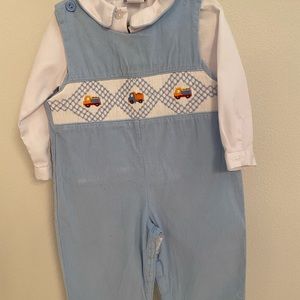 Little English toddler overall